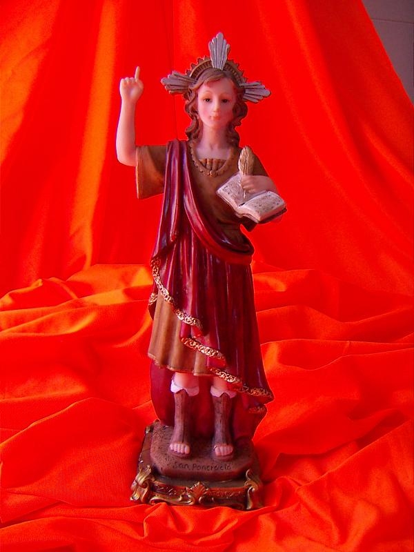 Figura de San Pancracio modelo galaxia